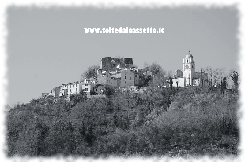 TREBIANO DI ARCOLA - Panorama con la Pieve di San Michele Arcangelo