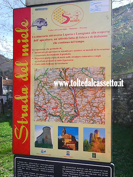 CALICE AL CORNOVIGLIO - Segnaletica turistica della "Strada del Miele"