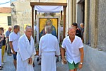 L'AGO DI BORGHETTO VARA - Il quadro miracoloso di Nostra Signora di Roverano esce dalla Chiesa di Sant'Andrea