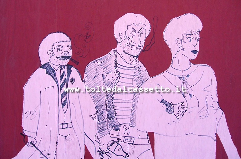 PIETRASANTA - In città si possono trovare anche dipinti stile "Street Art"