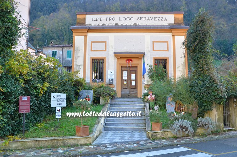 SERAVEZZA - La sede della Pro Loco in Via Del Greco