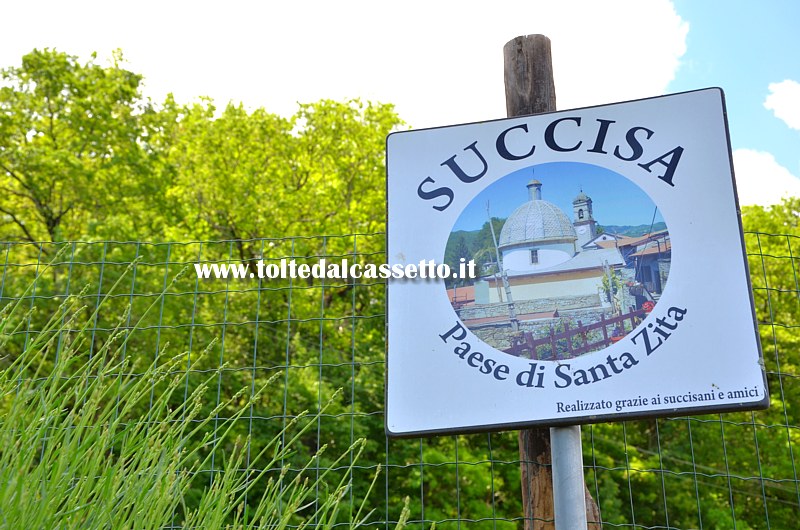 SUCCISA - Segnaletica del "Paese di Santa Zita"