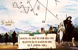 GIUBILEO 2000: attestazione del passaggio dei pellegrini sui sentieri della Lunigiana