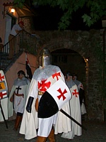 SANTO STEFANO MAGRA (filata storica) - "Crociati" entrano nel borgo attraverso la Porta Nord