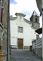 VECCHIETTO - Facciata della chiesa parrocchiale di San Bartolomeo (XVII sec.) e campanile