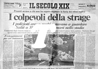 IL SECOLO XIX del 31 maggio 1985 - I colpevoli della strage allo stadio Heysel di Bruxelles