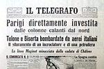 IL TELEGRAFO del 14 giugno 1940 - Divampa la guerra in tutta Europa. Le truppe tedesche stanno per entrare a Parigi