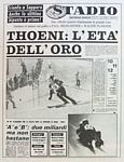 STADIO dell'11 febbraio 1972 - La vittoria di Gustav Thoeni alle Olimpiadi di Sapporo