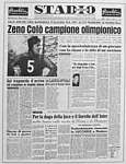 STADIO del 17 febbraio 1952 - L'abetonese Zeno Colò diventa campione olimpico nella "discesa libera"