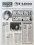STADIO del 18 aprile 1967  - La grande vittoria di Nino Benvenuti al Madison Square Garden di New York