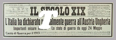 IL SECOLO XIX del 24 maggio 1915 - L'Italia entra nella Prima Guerra Mondiale IL SECOLO XIX del 24 maggio 1915 - L'Italia entra nella Prima Guerra Mondiale