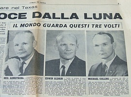 MISSIONE APOLLO 11 - Ritratto e note biografiche degli astronauti Armstrong, Aldrin e Collins