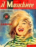 IL MUSICHIERE - edizione del 30 aprile 1959 - Numero speciale con allegato disco di Corrado Lojacono che canta "Carina"