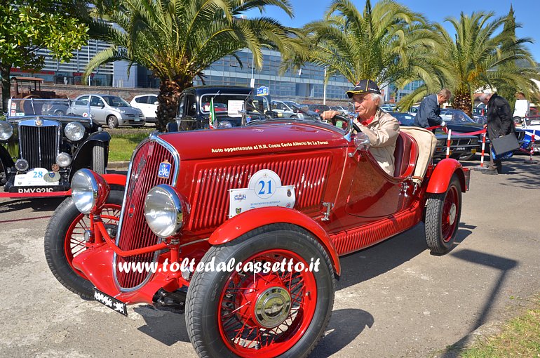 Fiat 508 Balilla Spider appartenuta al N.H. Conte Carlo Alberto De La Forest