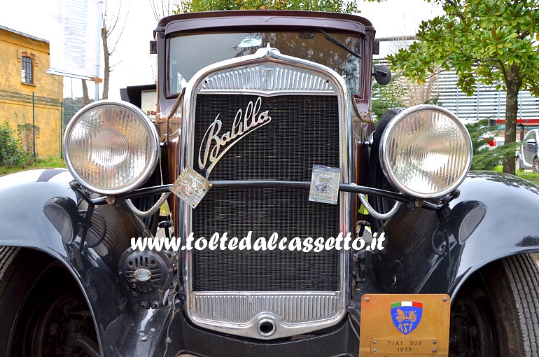 Calandra di Fiat 508 Balilla due porte del 1933