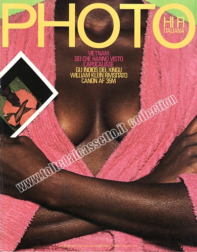 PHOTO HI-FI ITALIANA del febbraio 1980 - Prova della Canon AF 35M e reportage dal Vietnam e dagli indios del Xingu. In copertina una ricerca personale di Christian Coigny