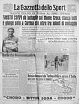 LA GAZZETTA DELLO SPORT del 4 giugno 1948 - Fausto Coppi vince la tappa di Cortina al Giro d'Italia