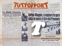 TUTTOSPORT del 16 settembre 1946 - Sergio Maggini vince il Giro del Piemonte. Fausto Coppi trionfa nel GP della Nazioni a Parigi