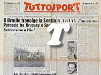 TUTTOSPORT del 10 luglio 1950 - Sta per iniziare il Tour e il giornale pubblica la storia e alcuni interessanti antefatti sulla corsa a tappe pi importante del mondo ideata da Henry Desgrange