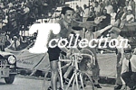 Dopo 270 Km di gara Fausto Coppi taglia vittorioso il traguardo di Lugano