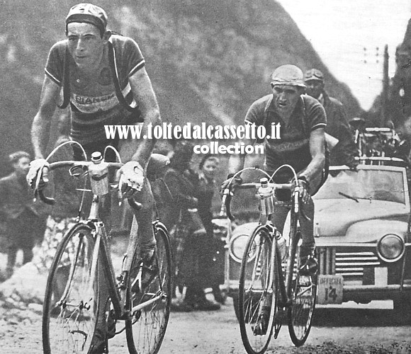 TOUR DE FRANCE 1949 - Fausto Coppi e Gino Bartali volano insieme verso la vittoria finale...