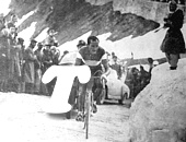 Gino Bartali transita sullo Stelvio