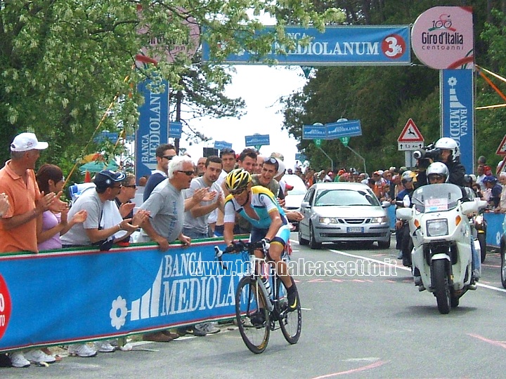 LANCE ARMSTRONG impegnato al Giro d'Italia 2009 (crono delle Cinqueterre)