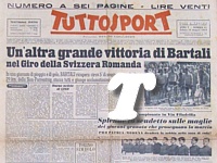 TUTTOSPORT del 14 maggio 1949 - Bartali vince ancora nel Giro della Svizzera Romanda