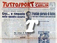 TUTTOSPORT (Edizione Carlin) del 28 giugno 1950 - Doppia vittoria per Hugo Koblet al Giro della Svizzera
