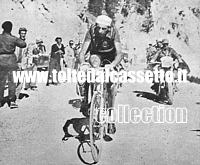 TOUR DE FRANCE 1951 - Fausto Coppi, dopo la crisi di Montpellier si prende la rivincita sui colli del Vars e dell'Izoard arrivando a Briancon con quasi 4 minuti di vantaggio sul secondo