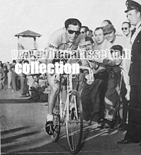 GIRO D'ITALIA 1953 - Fausto Coppi all'arrivo della tappa Grosseto-Follonica