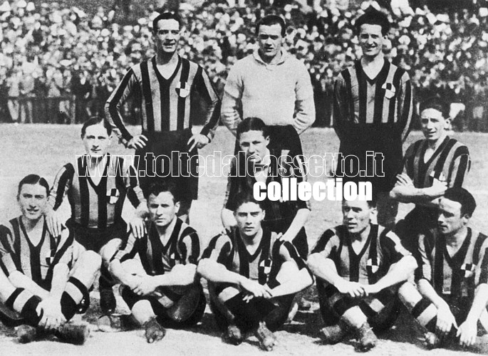 La formazione dell'Ambrosiana Inter che ha vinto il campionato 1929-1930 (3° scudetto)