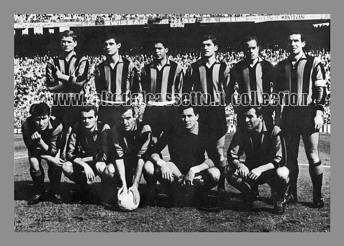 La formazione dell'Inter che ha vinto il campionato 1962-1963 (8 scudetto)