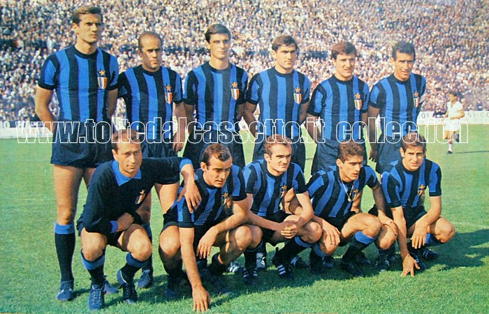 La formazione dell'Inter che ha partecipato al campionato 1966-1967