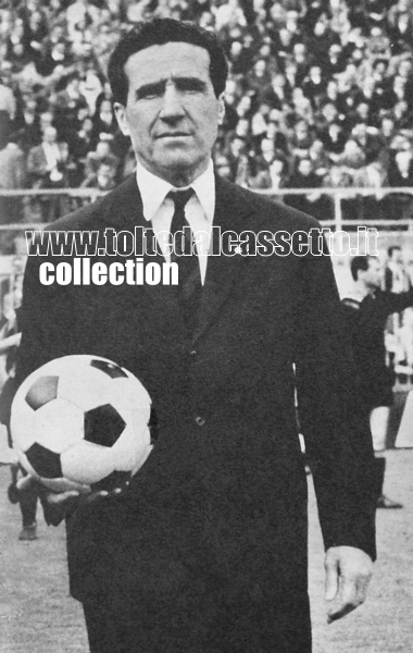 HELENIO HERRERA, detto "Il Mago", quando allenava l'Inter degli anni '60