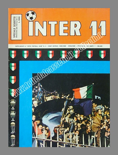 INTER FOOTBALL CLUB del maggio 1971 - Speciale scudetto "Inter 11"