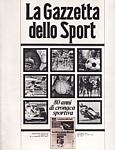 LA GAZZETTA DELLO SPORT - Supplemento del 19 giugno 1978 in occasione degli 80 anni di cronaca sportiva della testata
